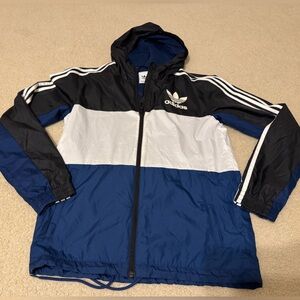 Adidas Black and Blue Jacket